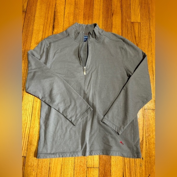 Tommy Bahama Sweaters - Tommy Bahama Womens Half Zip Pullover Sweater Size Medium Grey